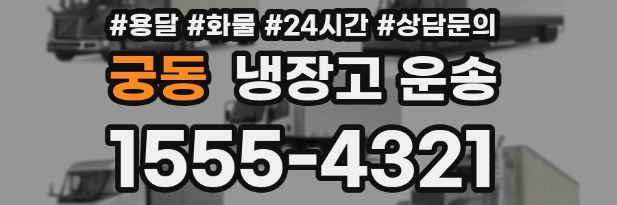 궁동 냉장고 운송