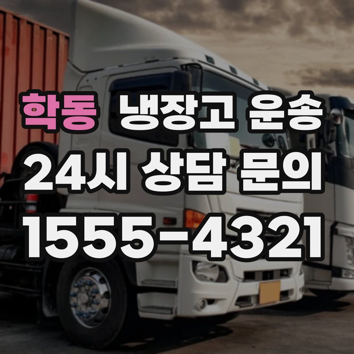 학동 냉장고 운송