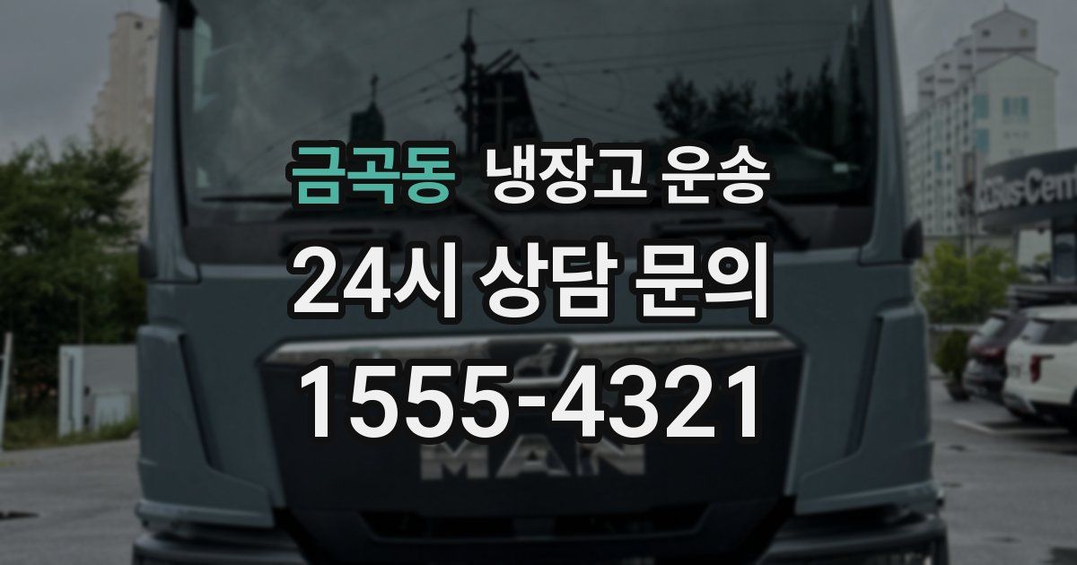 금곡동 냉장고 운송