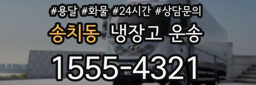 송치동 냉장고 운송