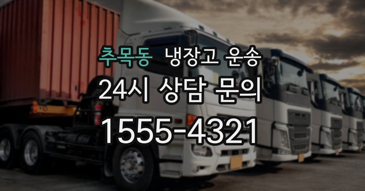 추목동 냉장고 운송
