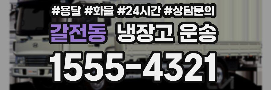갈전동 냉장고 운송