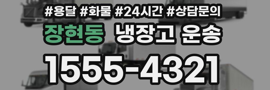 장현동 냉장고 운송