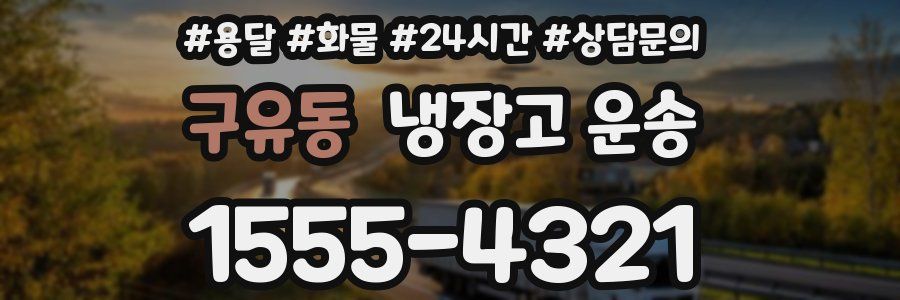 구유동 냉장고 운송