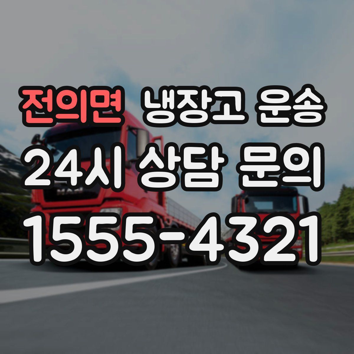 전의면 냉장고 운송