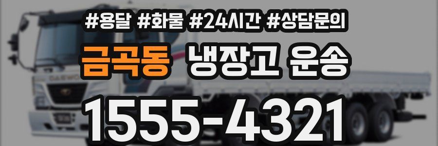 금곡동 냉장고 운송