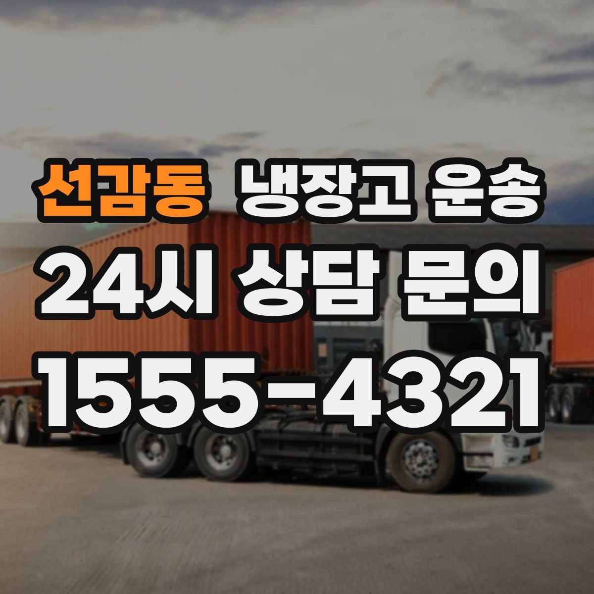 선감동 냉장고 운송