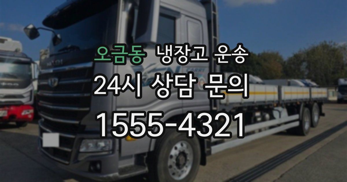 오금동 냉장고 운송