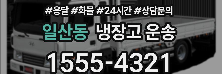 일산동 냉장고 운송