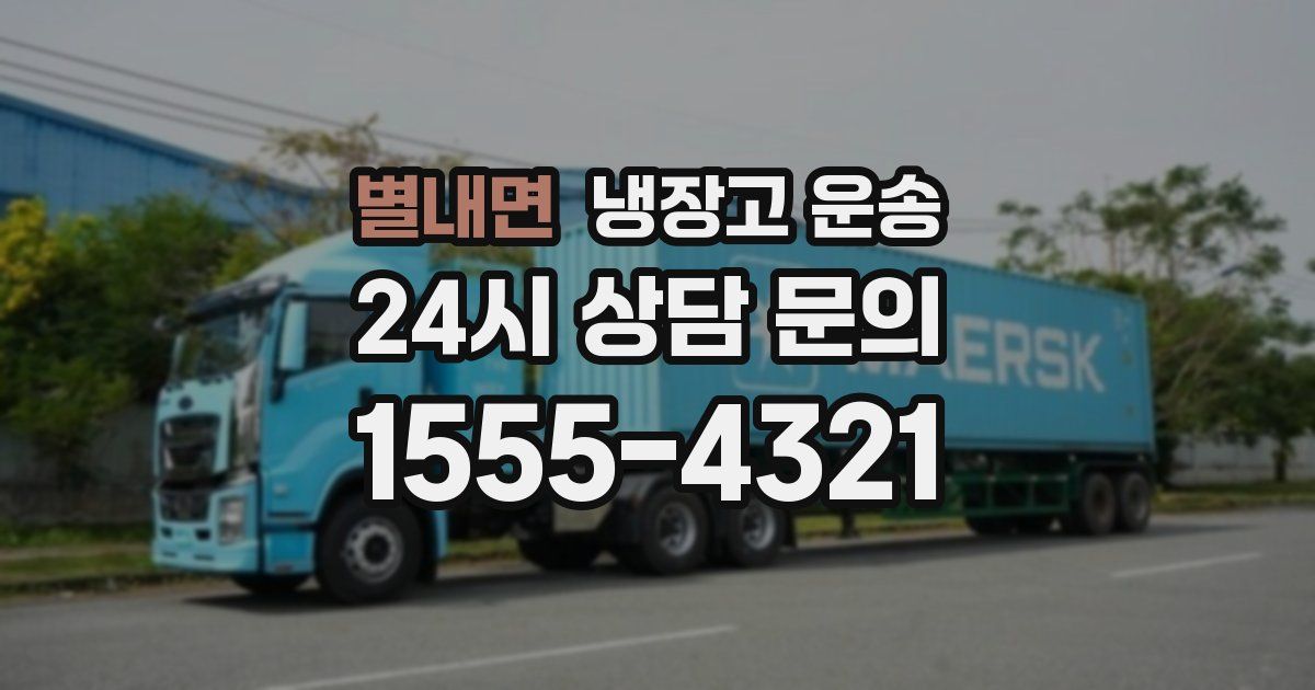 별내면 냉장고 운송