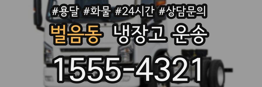 벌음동 냉장고 운송