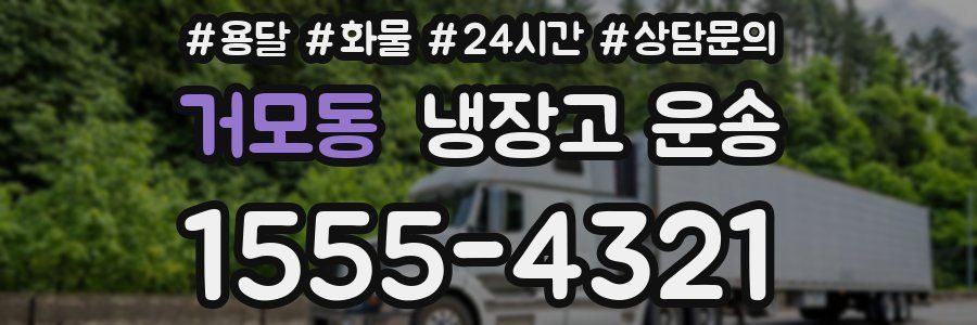 거모동 냉장고 운송