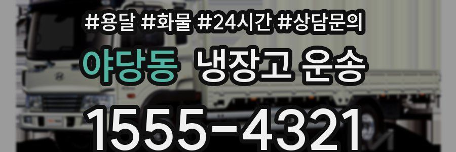 야당동 냉장고 운송