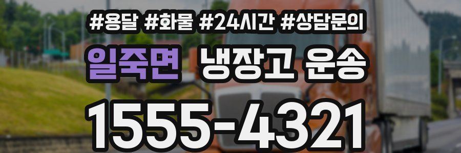 일죽면 냉장고 운송