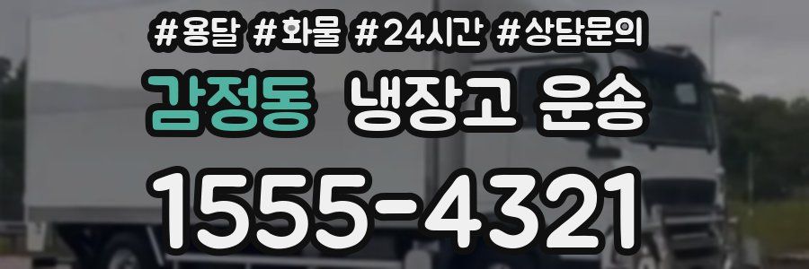감정동 냉장고 운송