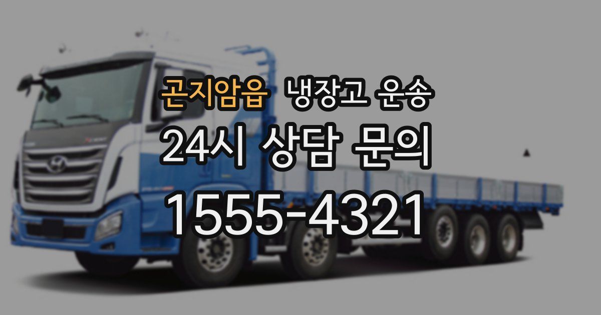 곤지암읍 냉장고 운송