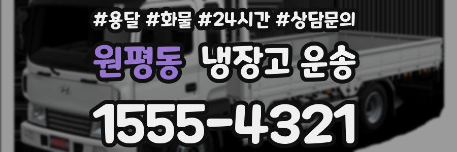 원평동 냉장고 운송