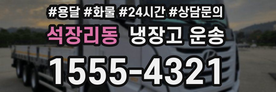 석장리동 냉장고 운송