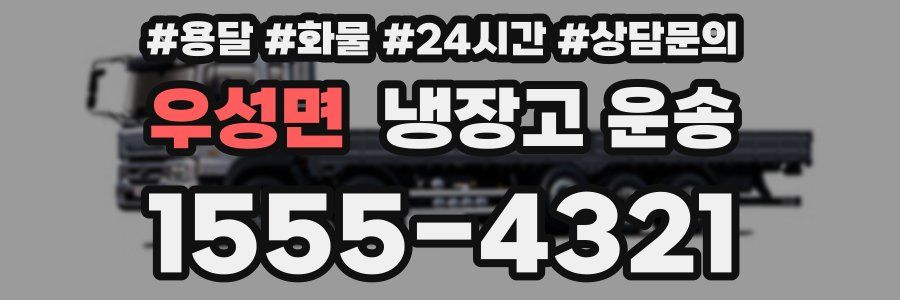 우성면 냉장고 운송