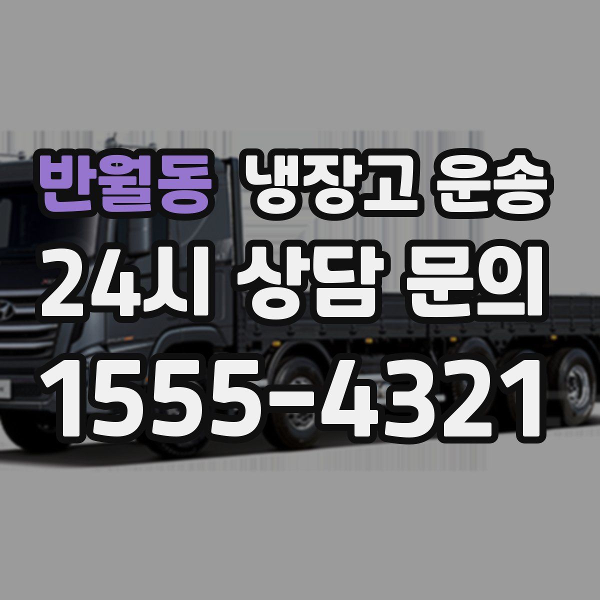 반월동 냉장고 운송