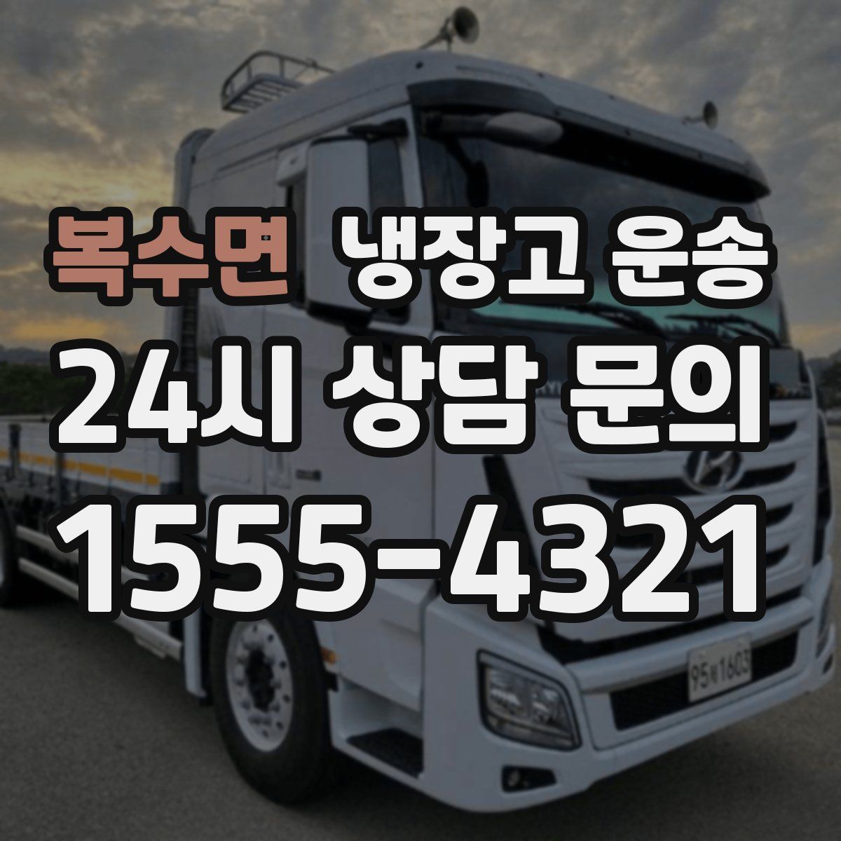 복수면 냉장고 운송