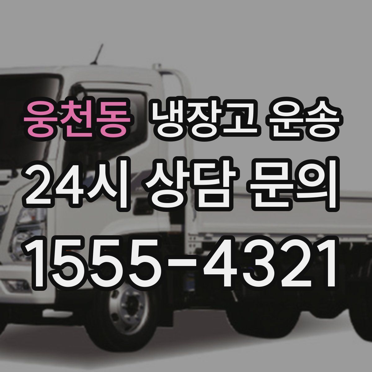 웅천동 냉장고 운송