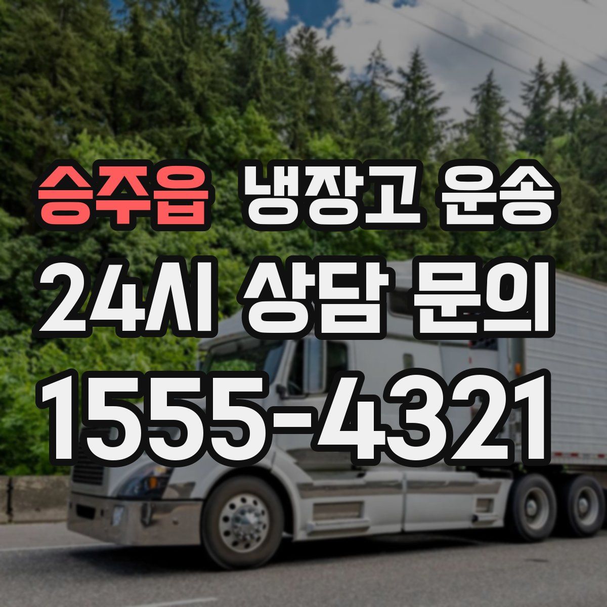 승주읍 냉장고 운송