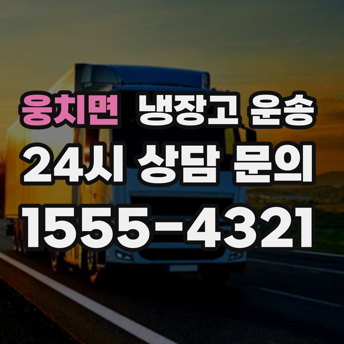 웅치면 냉장고 운송