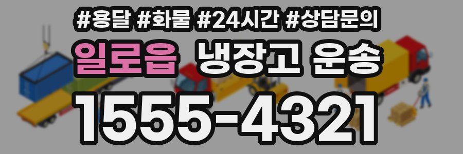 일로읍 냉장고 운송