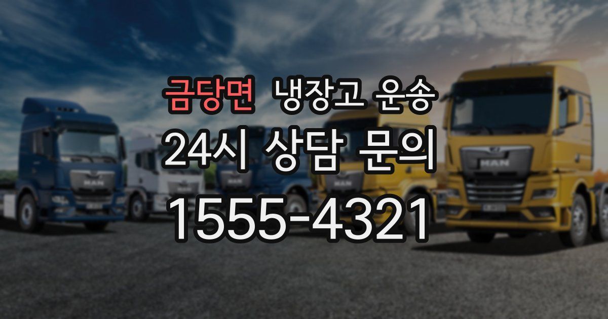 금당면 냉장고 운송