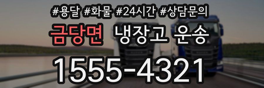 금당면 냉장고 운송