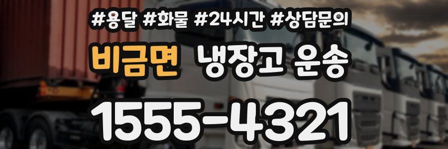 비금면 냉장고 운송