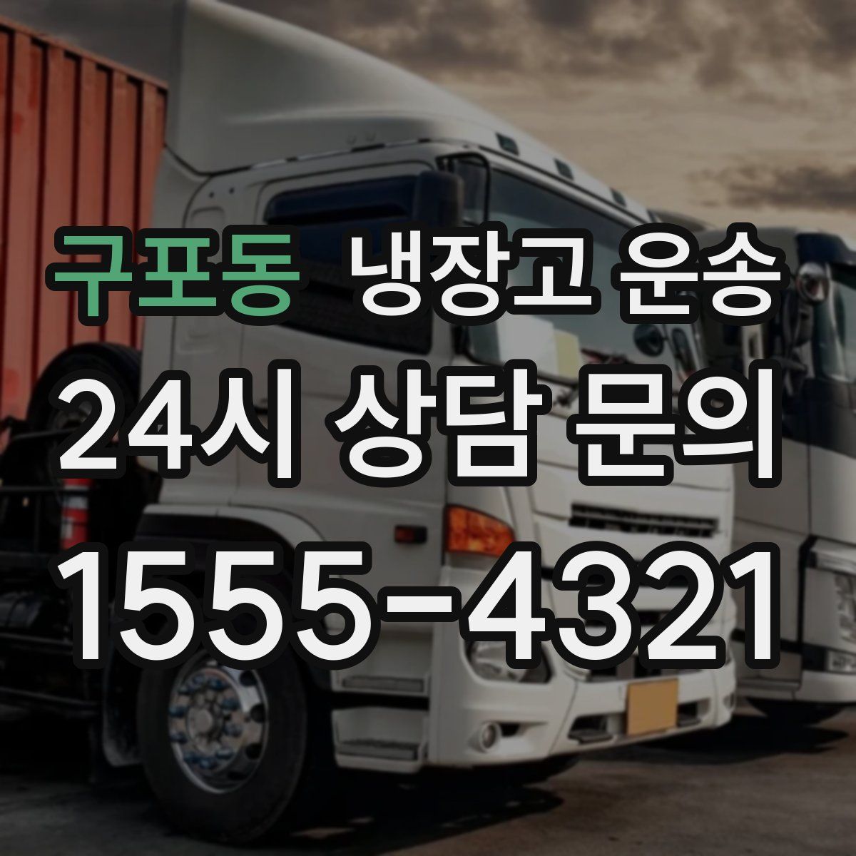 구포동 냉장고 운송
