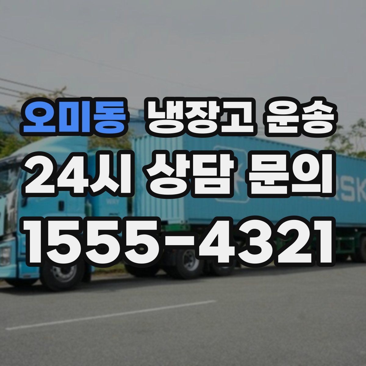 오미동 냉장고 운송