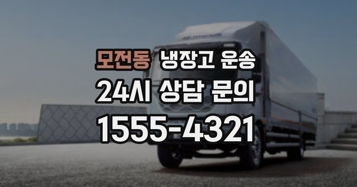 모전동 냉장고 운송
