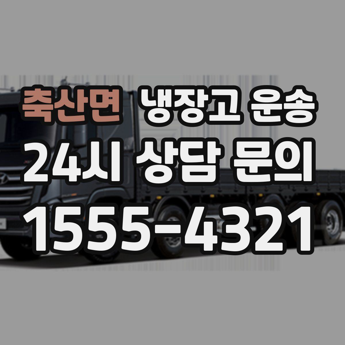 축산면 냉장고 운송