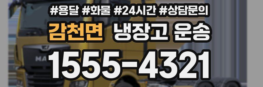 감천면 냉장고 운송