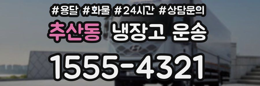 추산동 냉장고 운송