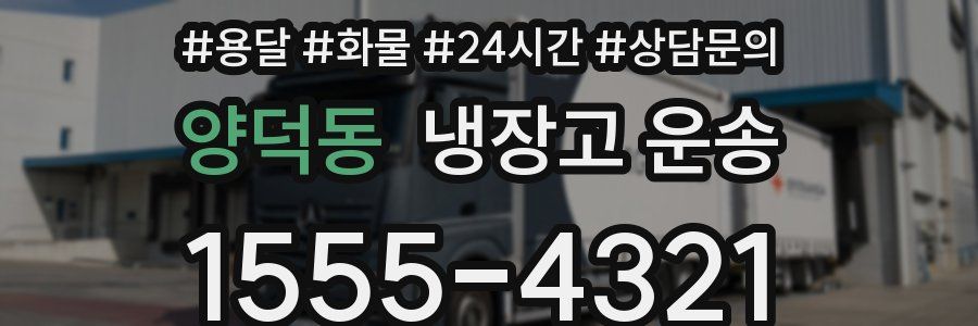 양덕동 냉장고 운송