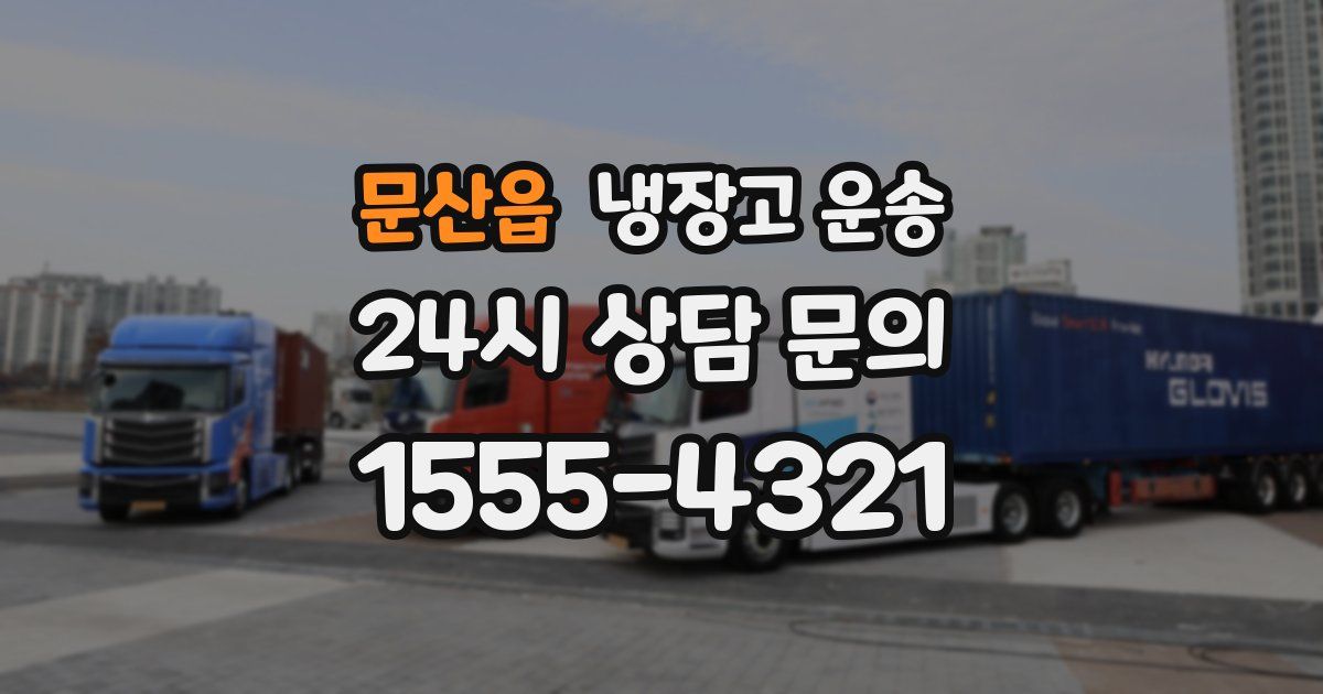 문산읍 냉장고 운송