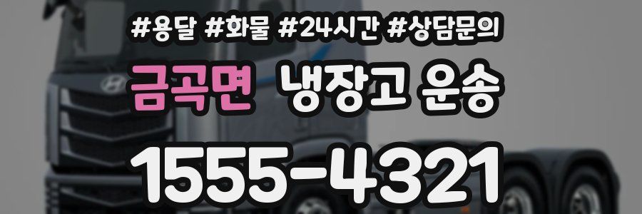 금곡면 냉장고 운송