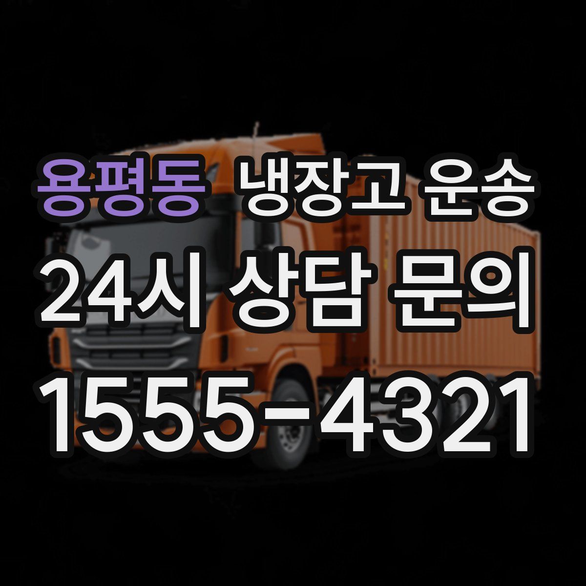 용평동 냉장고 운송