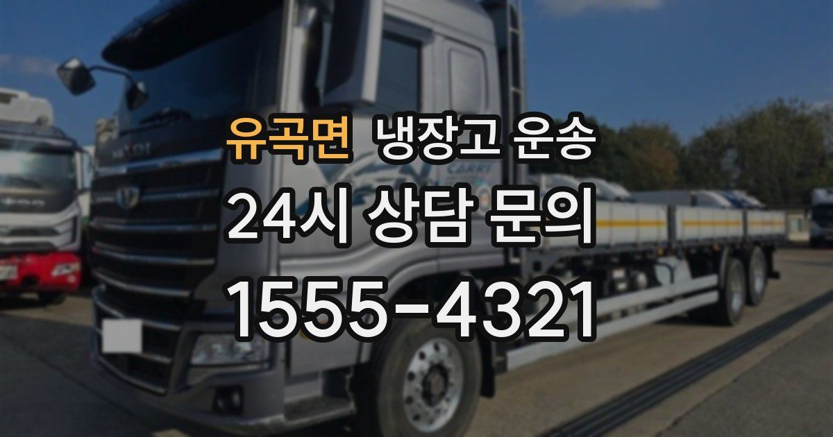유곡면 냉장고 운송