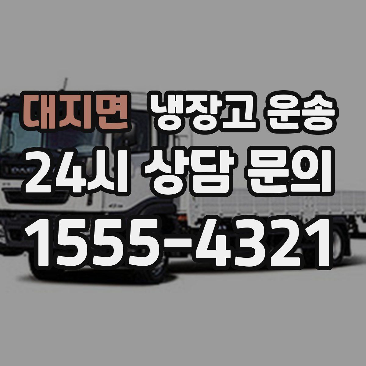 대지면 냉장고 운송