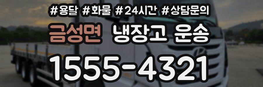 금성면 냉장고 운송