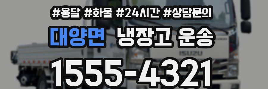 대양면 냉장고 운송