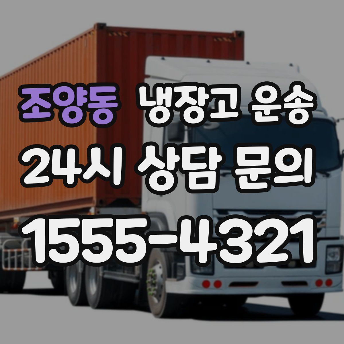 조양동 냉장고 운송