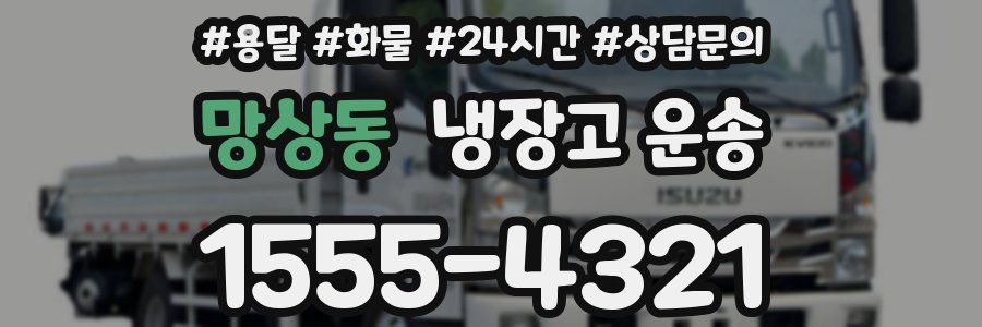 망상동 냉장고 운송