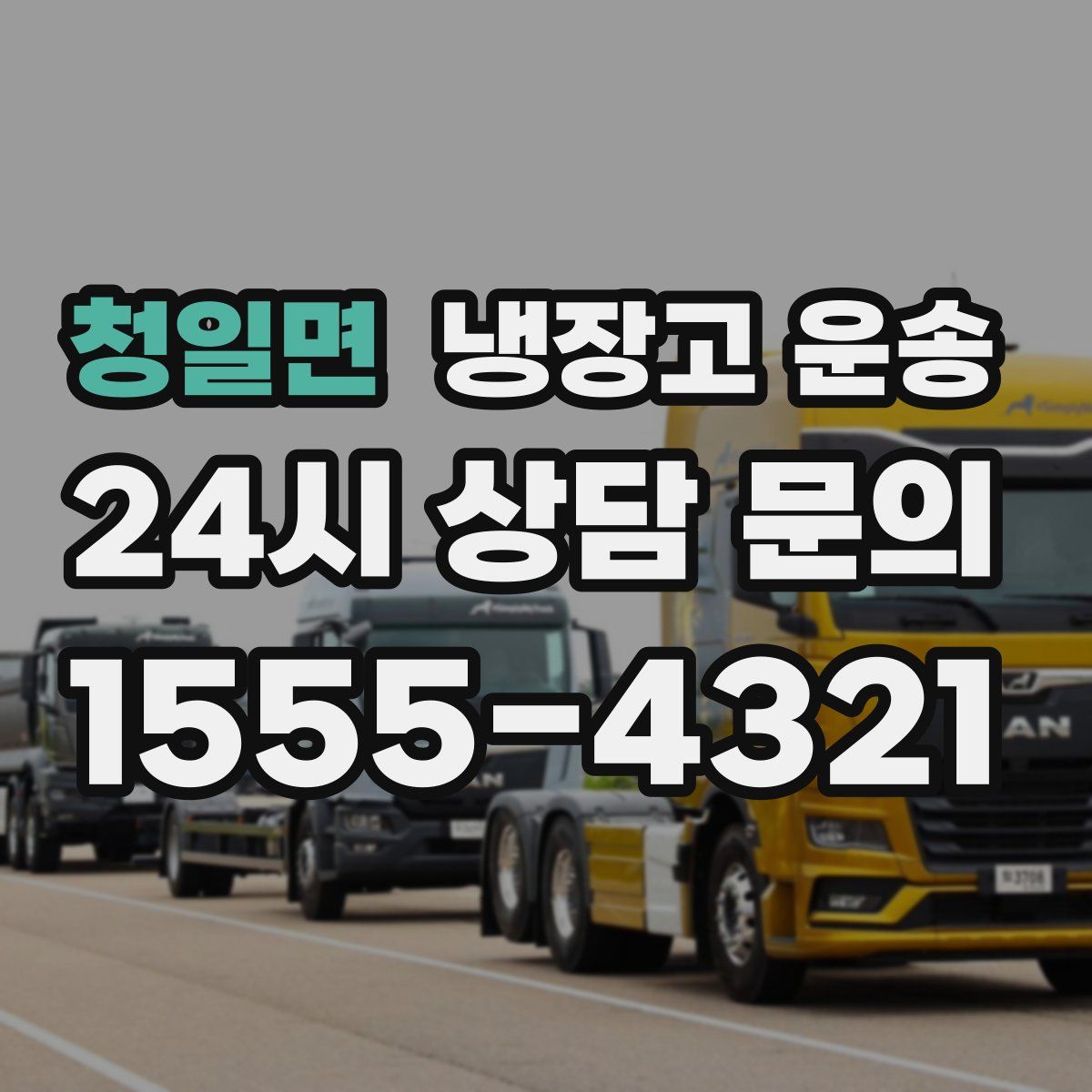 청일면 냉장고 운송