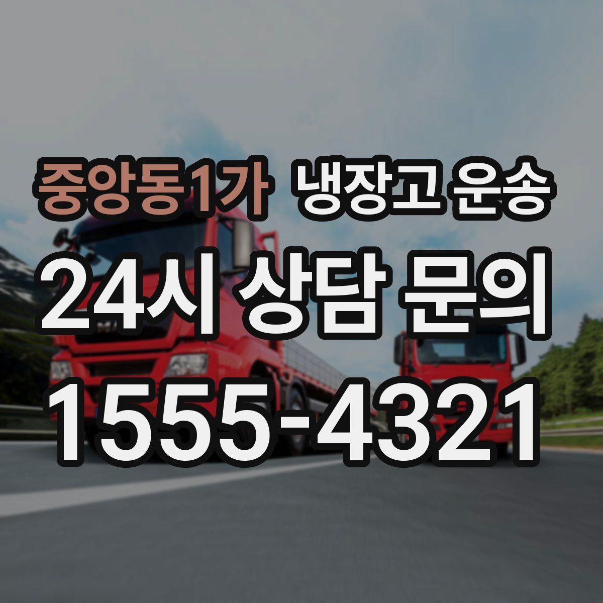 중앙동1가 냉장고 운송